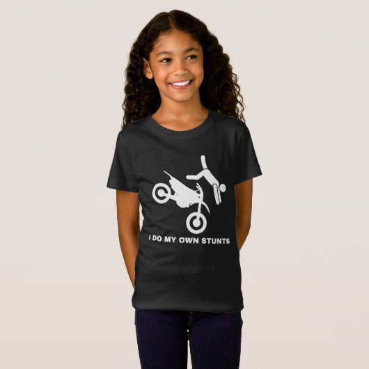 私は自分のスタントをする Tシャツ (正面フル)