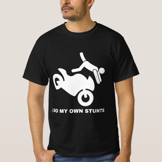 私は自分のスタントをする Tシャツ (正面)