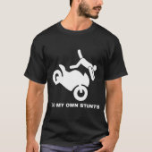 私は自分のスタントをする Tシャツ (正面)