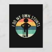 私は自分のスタントをやる エンクロージャーカード (正面)