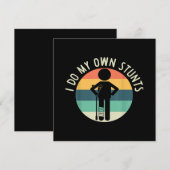 私は自分のスタントをやる 招待状 (正面/裏面)