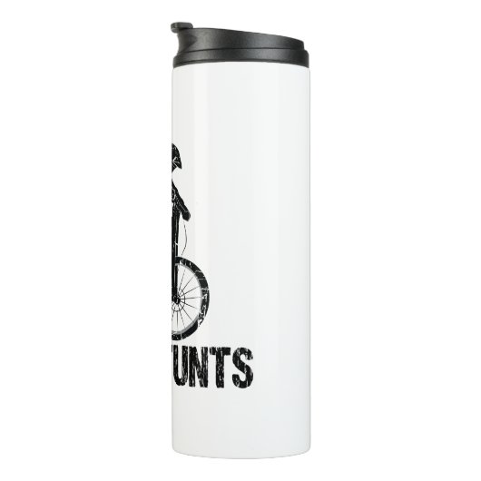 私は自分のスタントダウンヒルサイクリングをするおもしろい タンブラー (回転右)