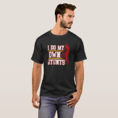 私は自分のスタントバイクサイクリングサイクルGrに乗る Tシャツ (正面フル)