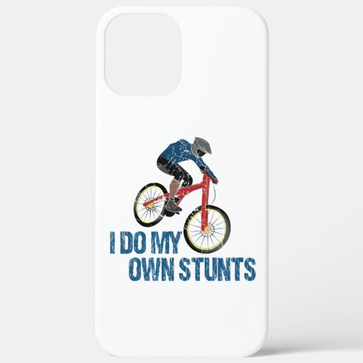 私は自分のスタントマウンテンバイクもしくは自転車に乗る人ヴィンテージ Case-Mate iPhoneケース (裏面)