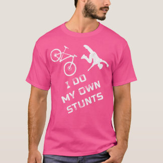 私は自分のスタントマウンテンバイクサイクリングMtbライフ Tシャツ