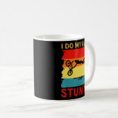 私は自分のスタントマウンテンバイク自転車おもしろいMtb コーヒーマグカップ (正面右)