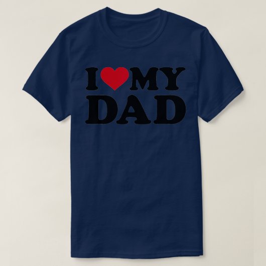 私は自分のパパを愛している(1) Tシャツ (デザイン正面)