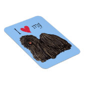 私は自分のピュリが大好き マグネット (右側)