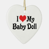私は自分のベビー セラミックオーナメント (右)