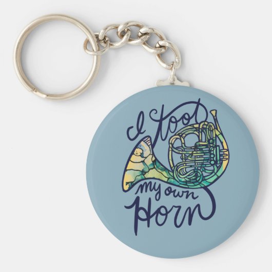 私は自分のホルンフランスのバンドクラス キーホルダー (正面)