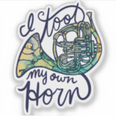 私は自分のホルンフランスのバンドクラス シール (正面)