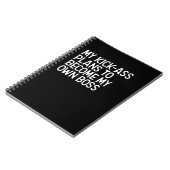 私は自分のボスになる予定だ ノートブック (左側)