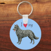 私は自分のムディを愛している キーホルダー (正面)