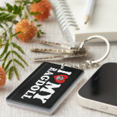 私は自分のラグドール(ハート)が大好き キーホルダー (正面右)