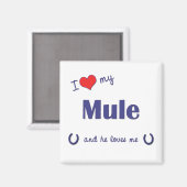 私は自分のラバが大好き マグネット (正面/裏面)