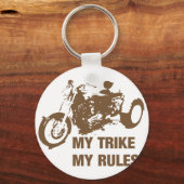 私は自分のルールを守る キーホルダー (正面)