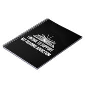 私は自分の中毒を支え読るために働く ノートブック (左側)