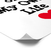 私は自分の人生を愛する ポスター (角)