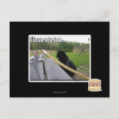 私は自分の仕事が大好きだ ポストカード (正面)