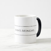 私は自分の仕事が大好きだ。ユーモアのある モーフィングマグカップ (正面右)