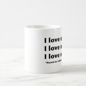 私は自分の仕事が大好き*マグカップ コーヒーマグカップ (中央)