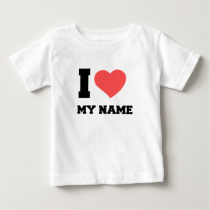 私は自分の名前が大好きです ベビーTシャツ