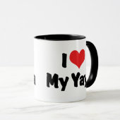 私は自分の家が大好き マグカップ (正面右)