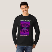 私は自分の審美的な蒸気波が嫌いだ Tシャツ (正面フル)