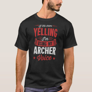 私は自分の射手の声を使用して叫んではいない Tシャツ