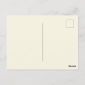 私は自分の平和を見つけた ポストカード (裏面)