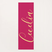 私は自分の平和を見つけた ヨガマット (裏面)