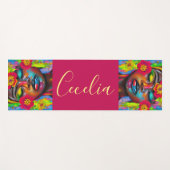 私は自分の平和を見つけた ヨガマット (正面(横))