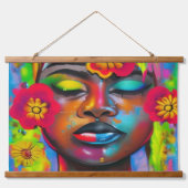 私は自分の平和を見つけた 吊り下げ型タペストリー (正面)