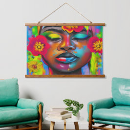 私は自分の平和を見つけた 吊り下げ型タペストリー