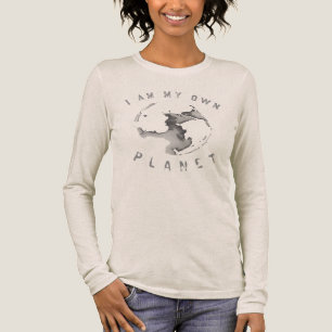 「私は自分の惑星」哲学的心理学アート トライブレンドTシャツ