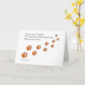 私は自分の手を見つけに行った印刷グリーティングカード カード (黄色い花)