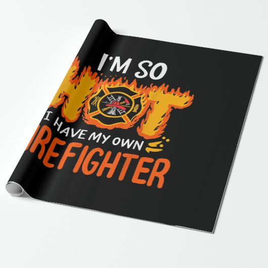 私は自分の消防士を持っているほど暑い ラッピングペーパー (アンロールド)