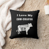 私は自分の牛を培養する数学の計算おもしろいツールのパンが大好き クッション (ブランケット)