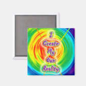 私は自分の現実を作る – 磁石 (正面/裏面)
