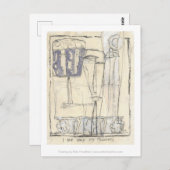 私は自分の考えだけを見る ポストカード (正面/裏面)