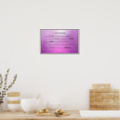 私は自分の考えを見守る ポスター (キッチン)