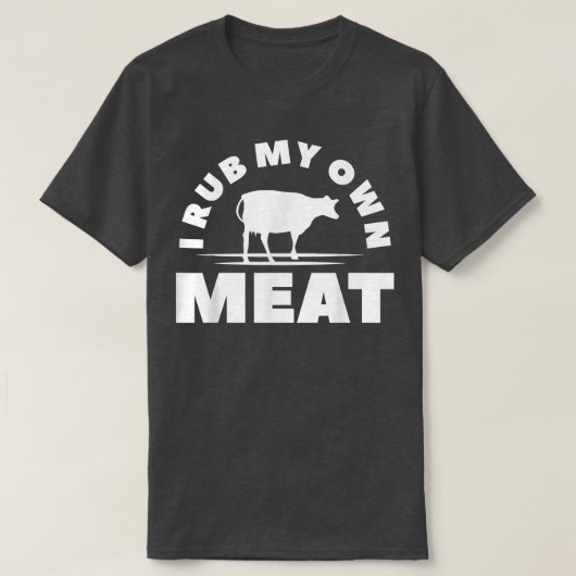 私は自分の肉シェフグリル料理調理師BBQ Tシャツ (デザイン正面)