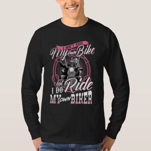 私は自分の自転車には乗らないが、自分の自転車には乗る Tシャツ (正面)