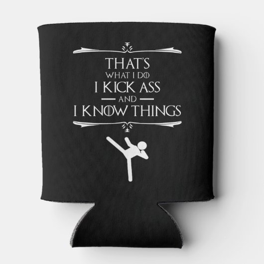 私は自分の行動を知っている – 私は蹴る 缶クーラー (裏面)