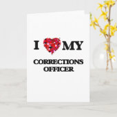 私は自分の訂正担当官が大好きです カード (黄色い花)