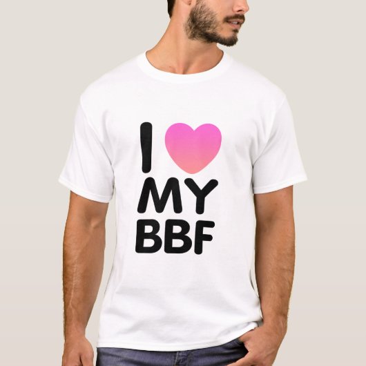 私は自分のBFFを愛している Tシャツ (正面)