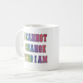 私は自分を変えられない コーヒーマグカップ (正面左)