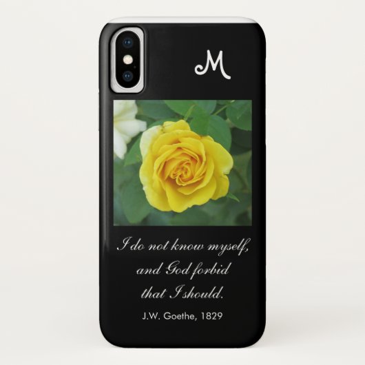 私は自分を知らない。...(ゲーテ引用文) Case-Mate iPhoneケース (裏面)