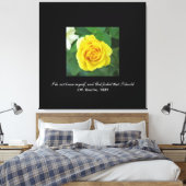 私は自分を知らない。... （ゲーテ） キャンバスプリント (インサイチュ (寝室))