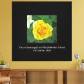 私は自分を知らない。... （ゲーテ） キャンバスプリント (インサイチュ (リビング))